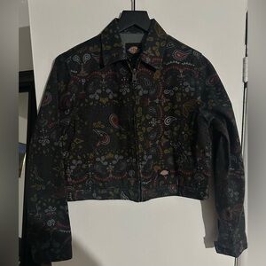 Dickies Eisenhower cropped jacket in paisley